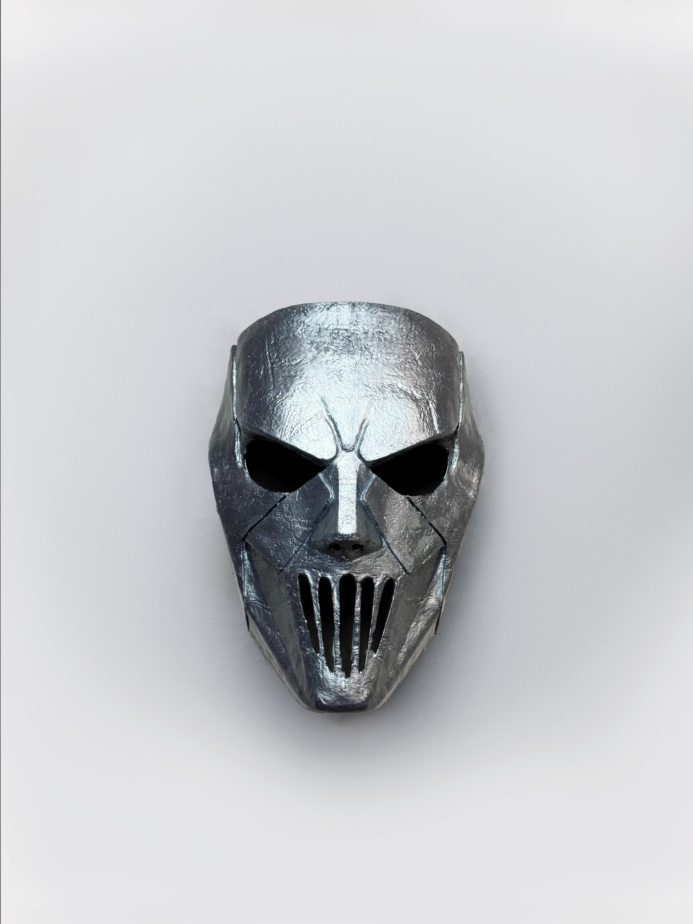 Slipknot Mick Thomson Silver Color Mask - Metal Music Band Mask  -Scary - Venemask