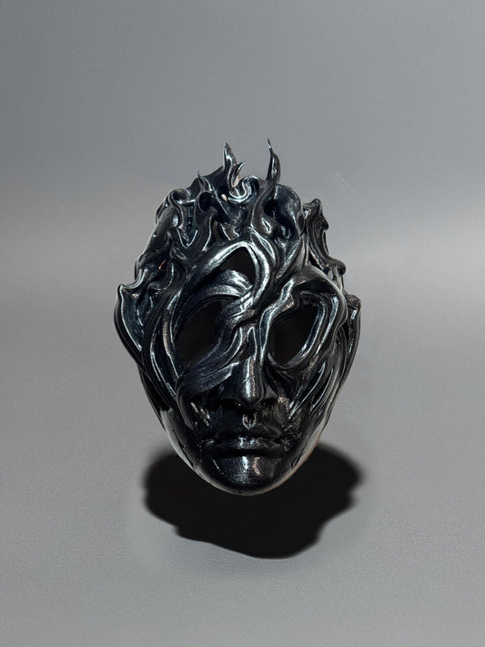 Mask of the Shadows - Dark Mask - venetian shadow mask - volatile head - Venemask