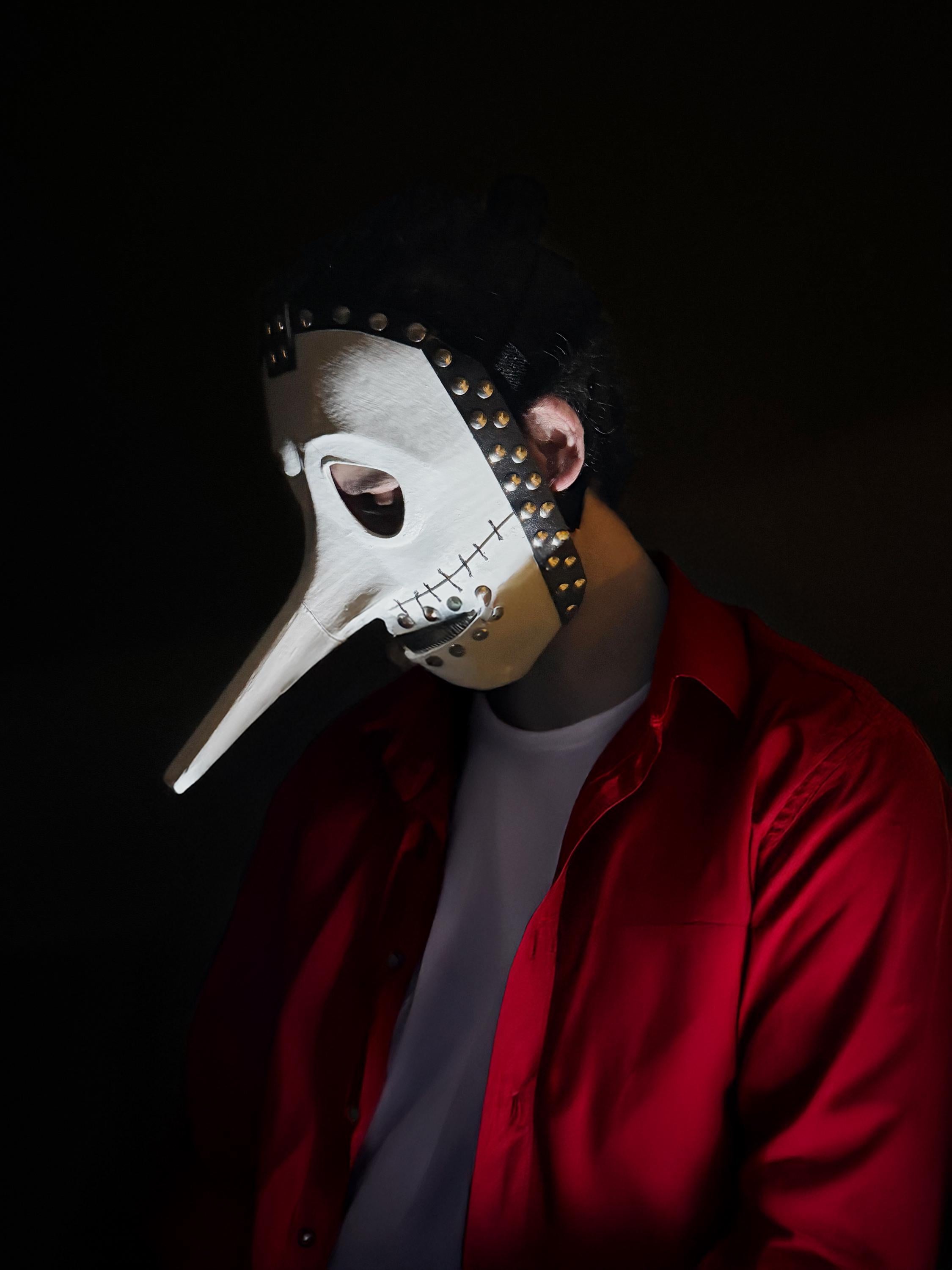 Slipknot Chris Fehn Mask - White and Black Mask - Liar mask - Strange  Mask