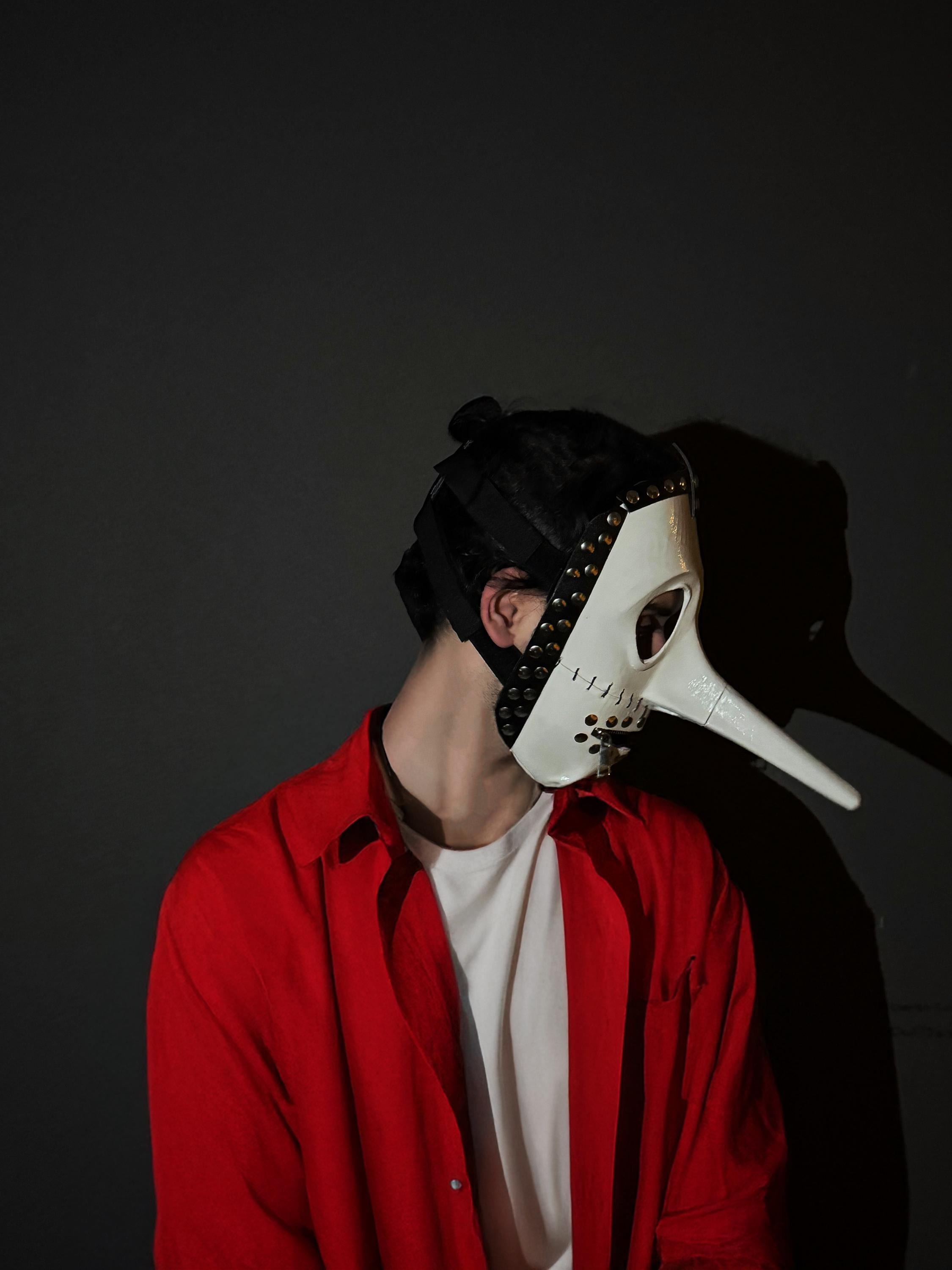 Slipknot Chris Fehn Mask - White and Black Mask - Liar mask - Strange  Mask