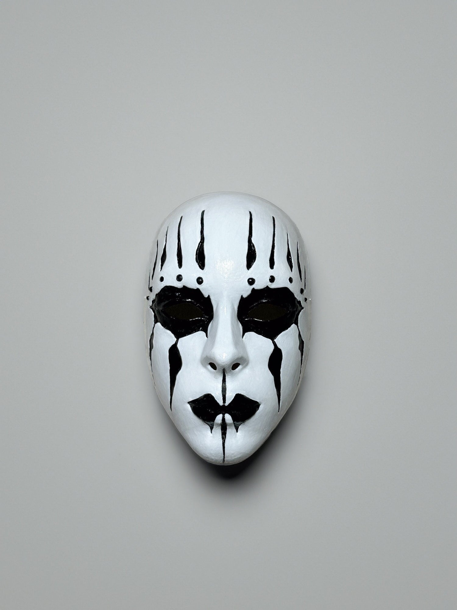 Slipknot Joey Jordison Mask - White and Black Mask - Metal Music Band Mask -