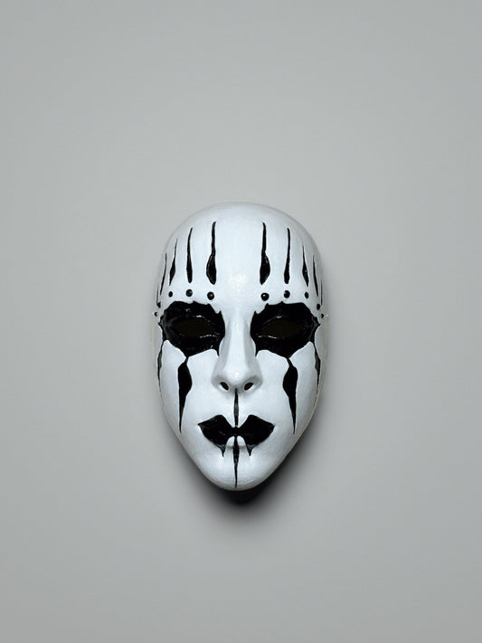 Slipknot Joey Jordison Mask - White and Black Mask - Metal Music Band Mask