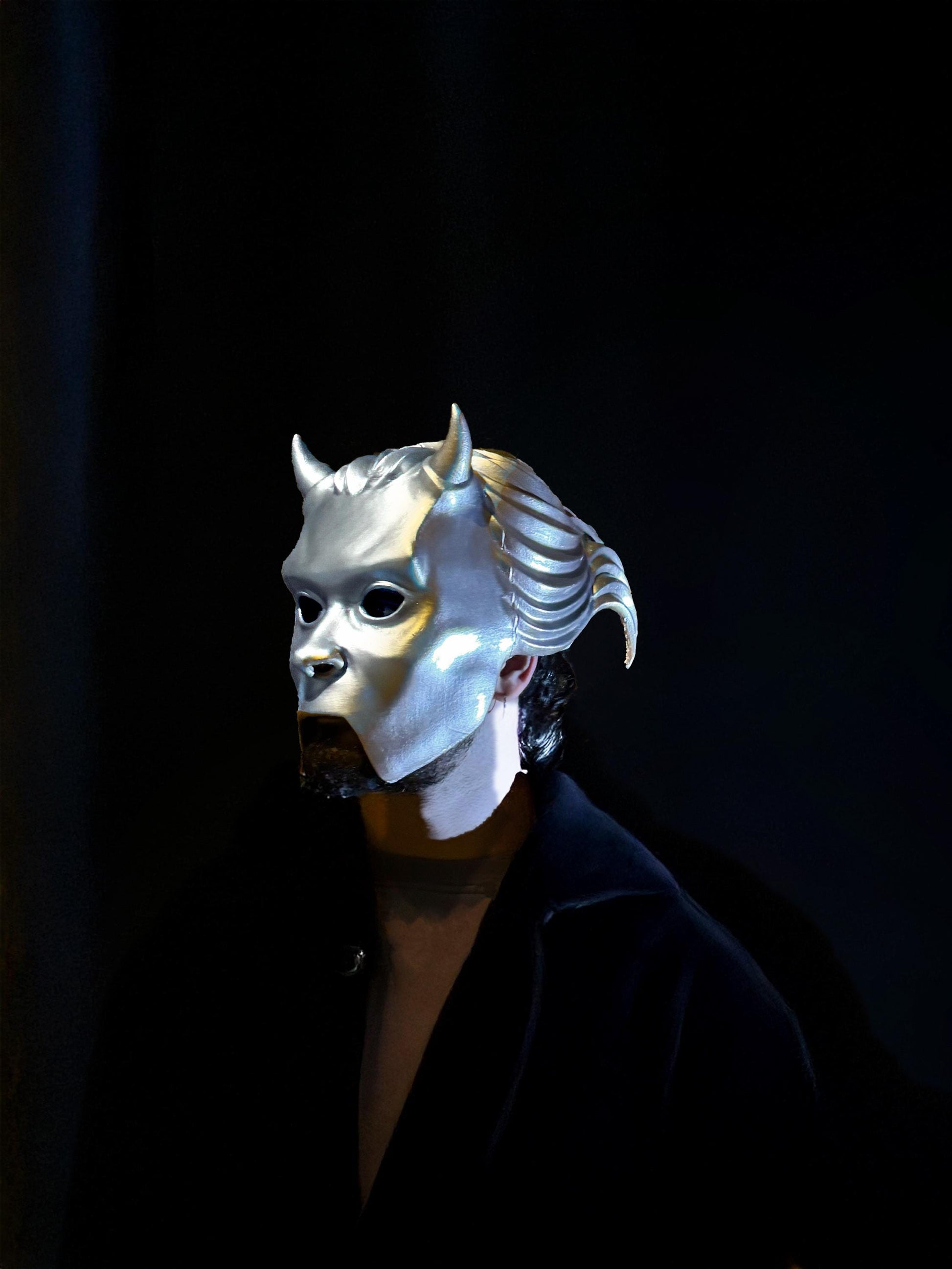 Ghost BC Nameless Ghoul Prequelle Era 4 Mask - Full Head Mask - Ghoul Helmet -