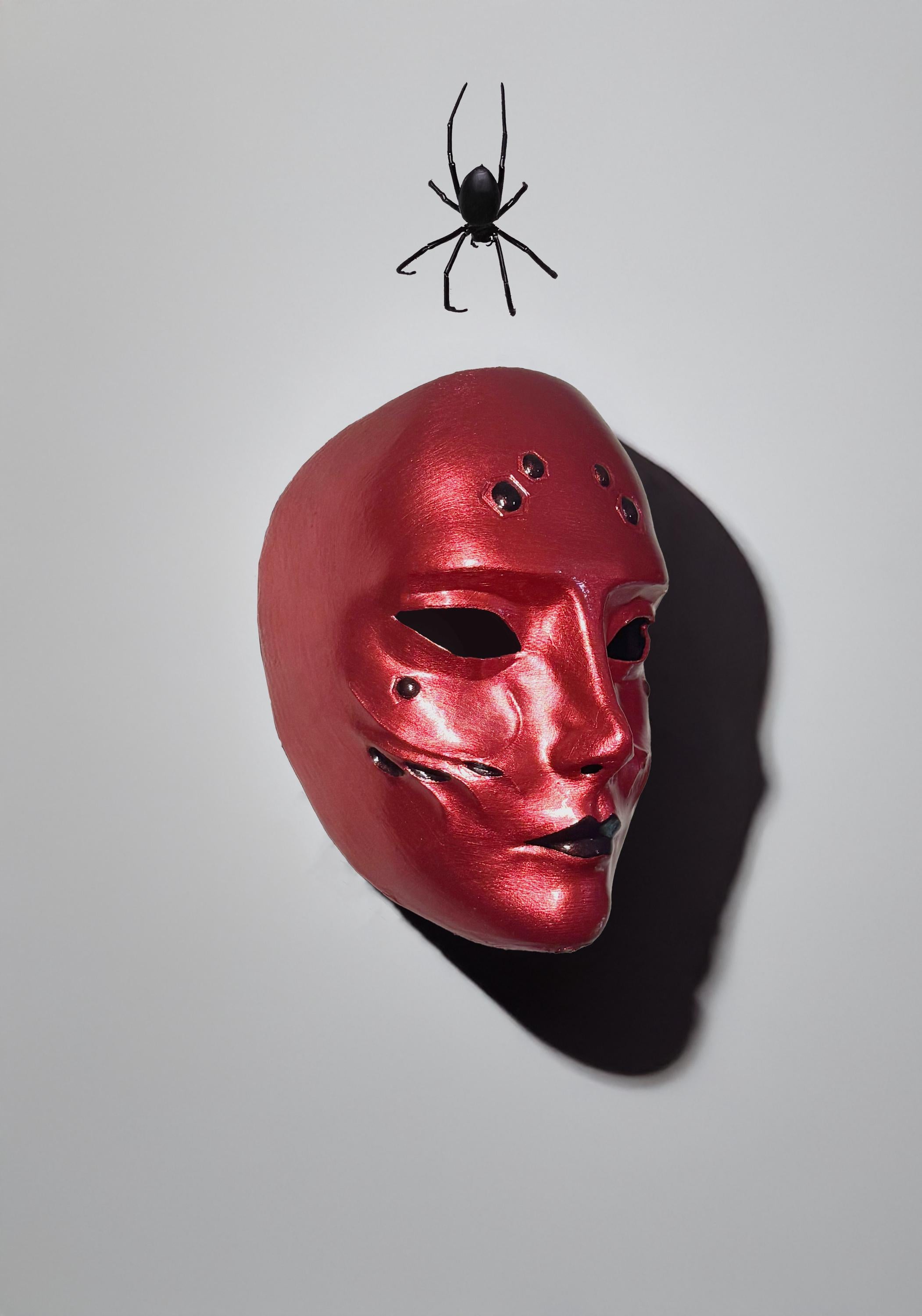 League of Legends Noxus Elise Red Spider Mask - Elise Kythera Zaavan Mask - Dormant Spiderling Mask - New Elise Noxus Mask - Masquerade