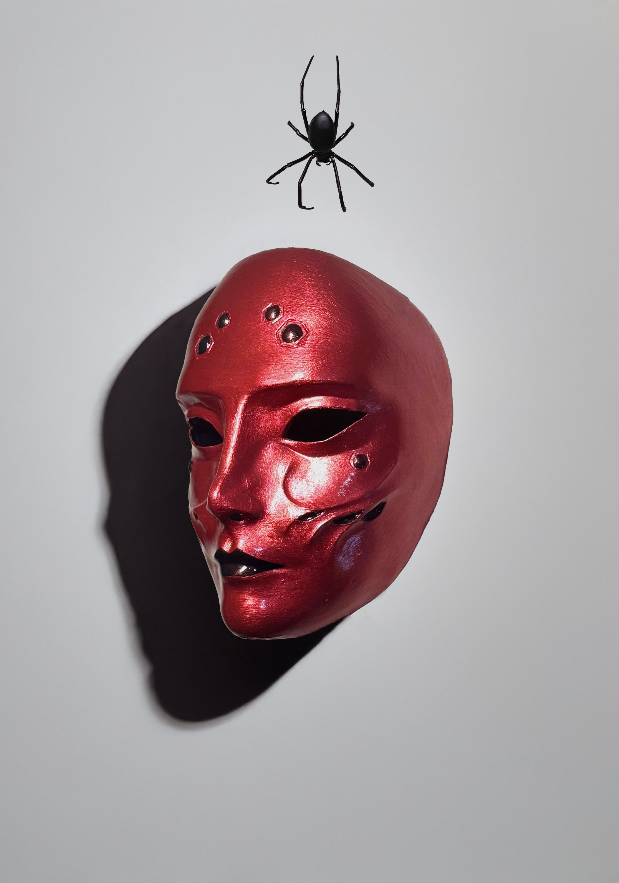 League of Legends Noxus Elise Red Spider Mask - Elise Kythera Zaavan Mask - Dormant Spiderling Mask - New Elise Noxus Mask - Masquerade