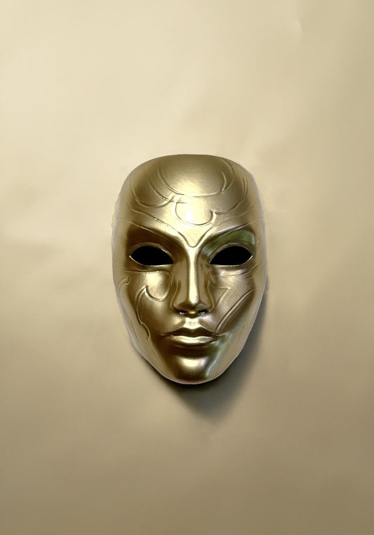 League of Legends Noxus Katarina Gold Face Mask - Noxus Assassin Mask - Cosplay Mask - Masquerade, Party Mask