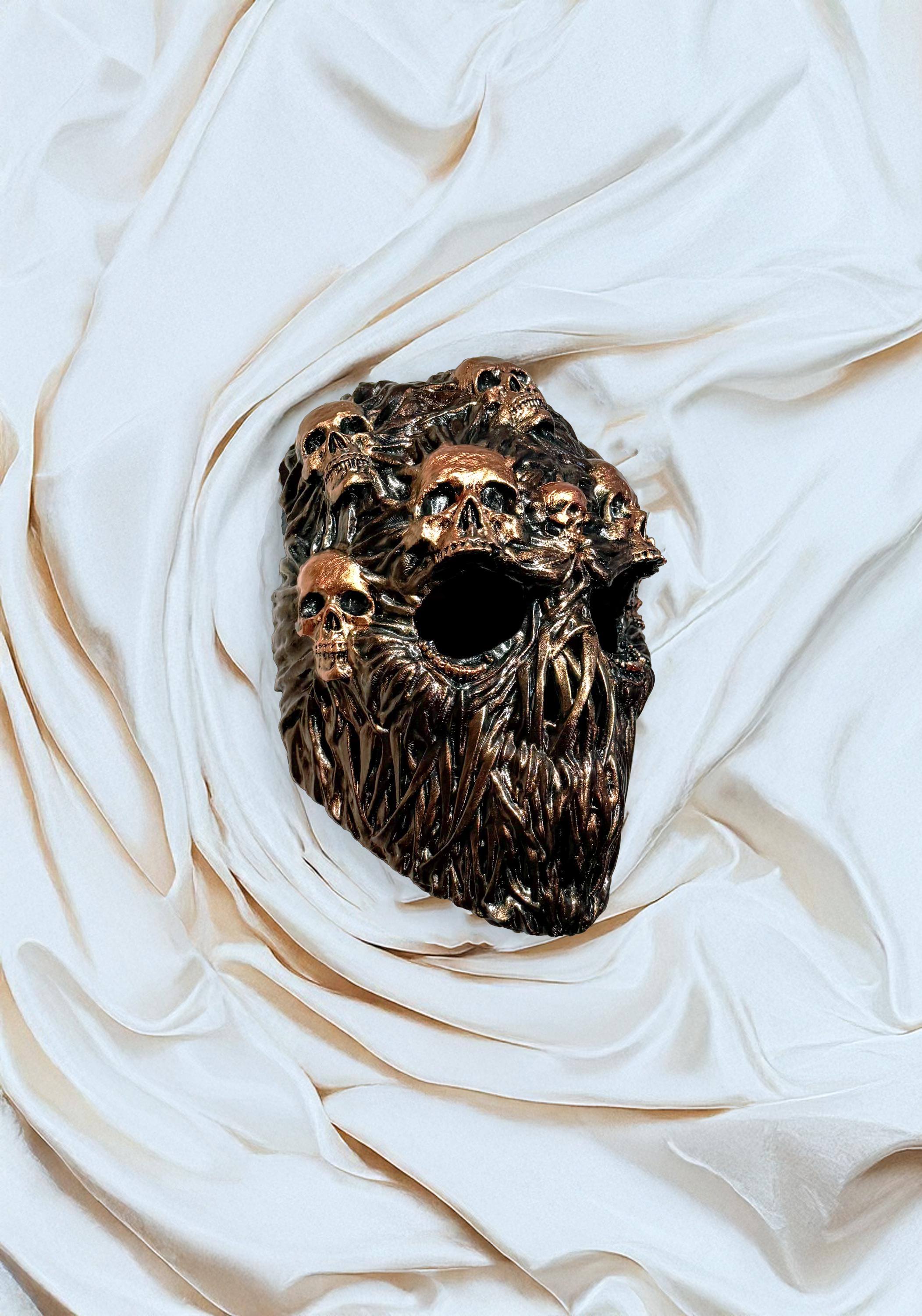 Skulls Ghoul Face Skeleton lines Scary Mask - Halloween Mask - Horror Gothic - Venemask