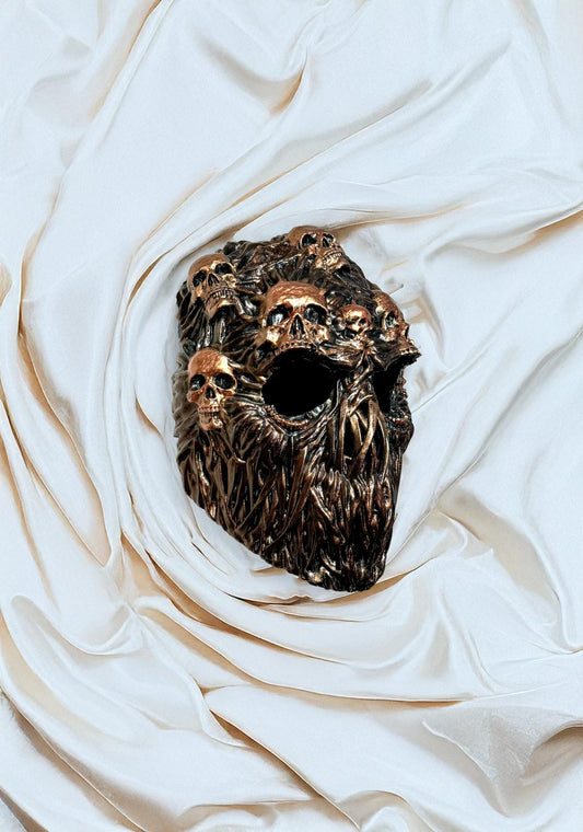Skulls Ghoul Face Skeleton lines Scary Mask - Halloween Mask - Horror Gothic - Venemask