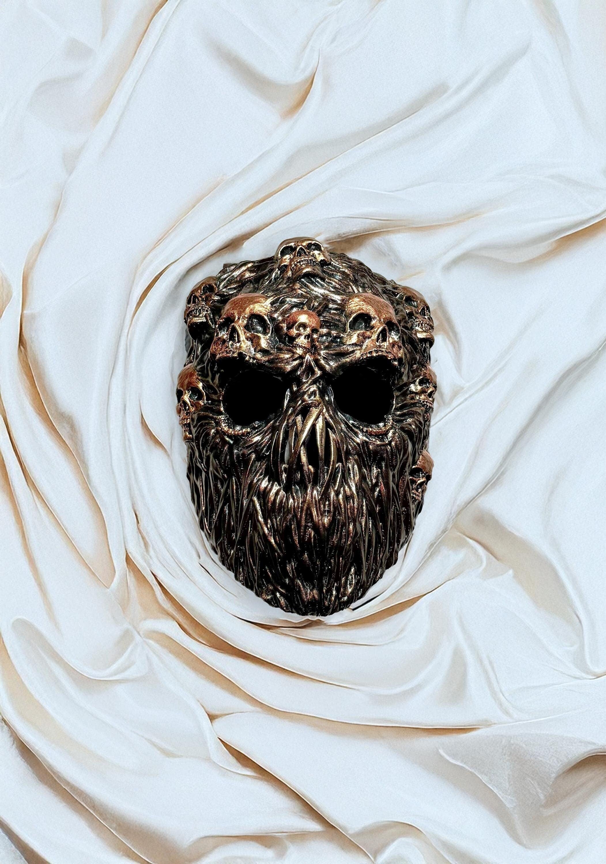 Skulls Ghoul Face Skeleton lines Scary Mask - Halloween Mask - Horror Gothic - Venemask