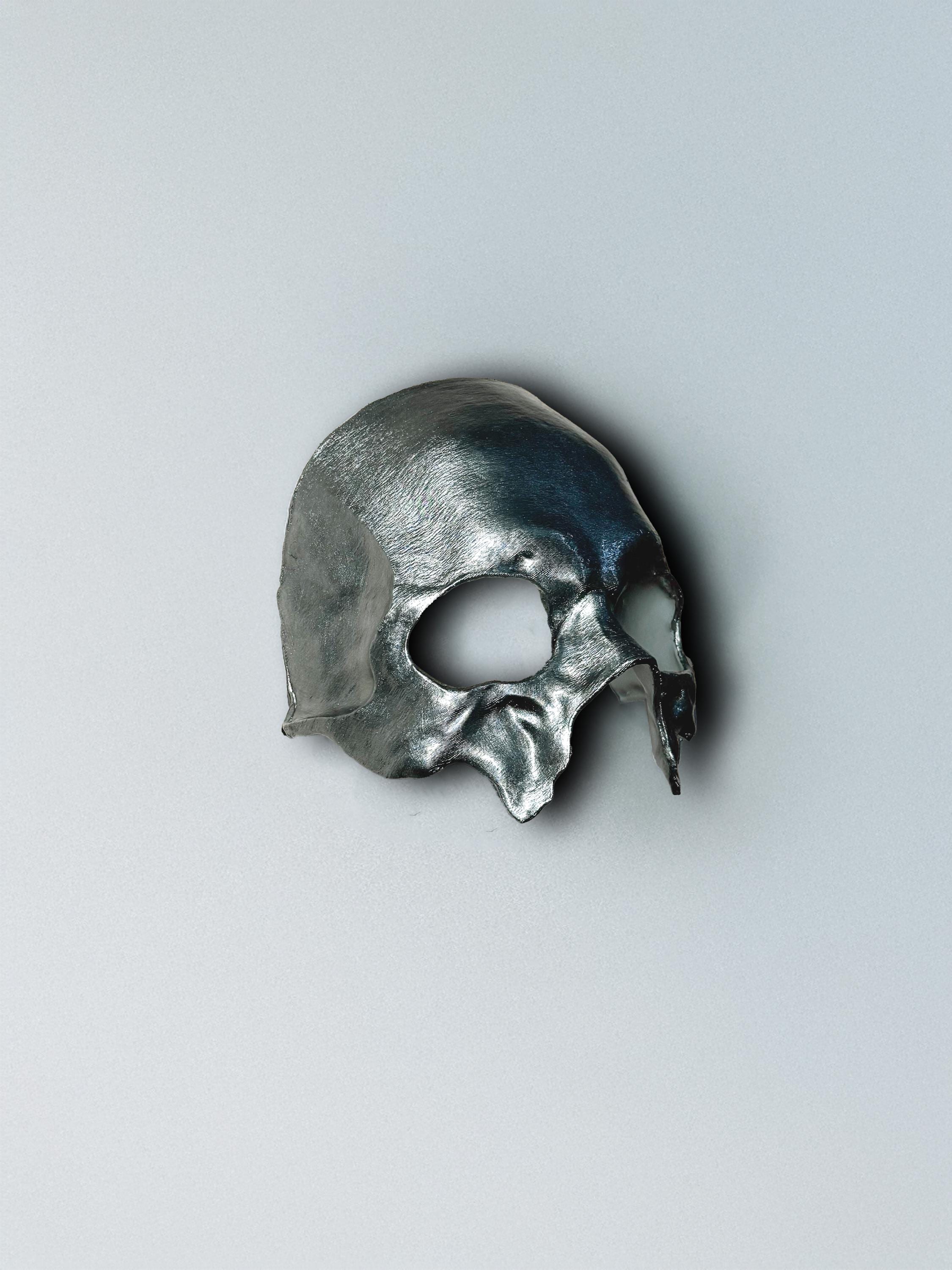 Ghost BC Papa Emeritus V Mask - Ghost BC Papa Perpetua - Skull Mask - Silver Look Skull - Halloween, party mask - cosplay, events or gift