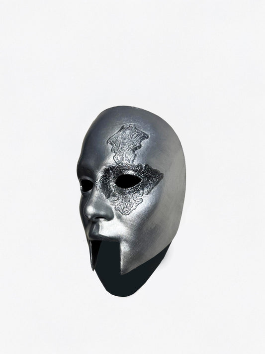 Ghost BC Nameless Ghouls Mask - Ghost BC Perpetua Era - Skull Mask - Silver Look Skull - Halloween, party mask - cosplay, events or gift