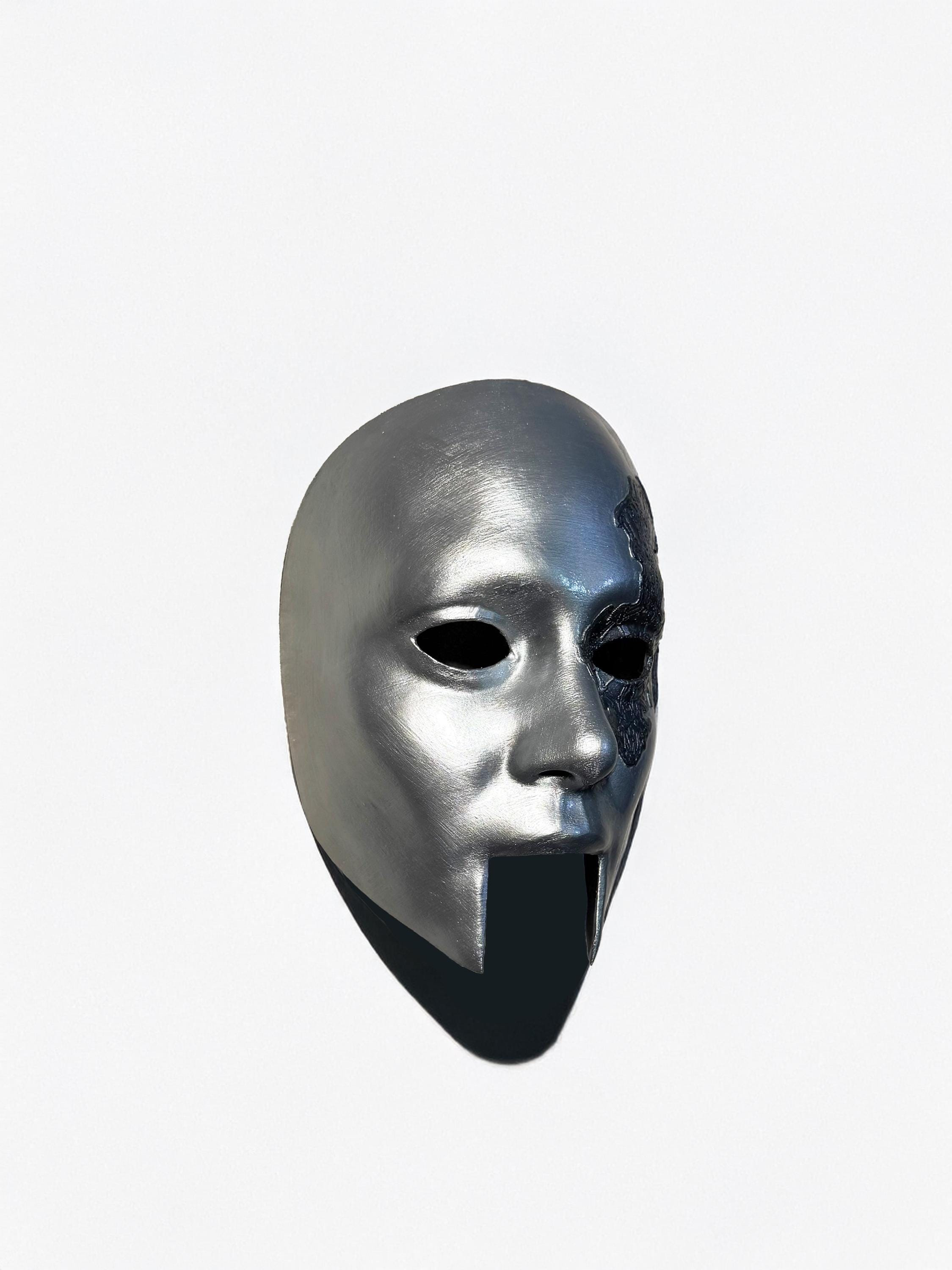 Ghost BC Nameless Ghouls Mask - Ghost BC Perpetua Era - Skull Mask - Silver Look Skull - Halloween, party mask - cosplay, events or gift