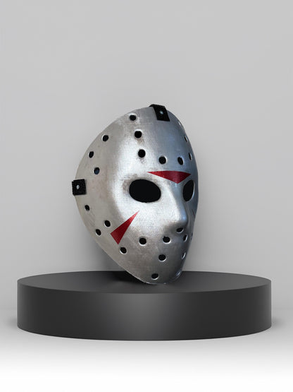 Jason Voorhees Mask - Handcrafted Friday the 13th Mask - Spooky Halloween Mask -
