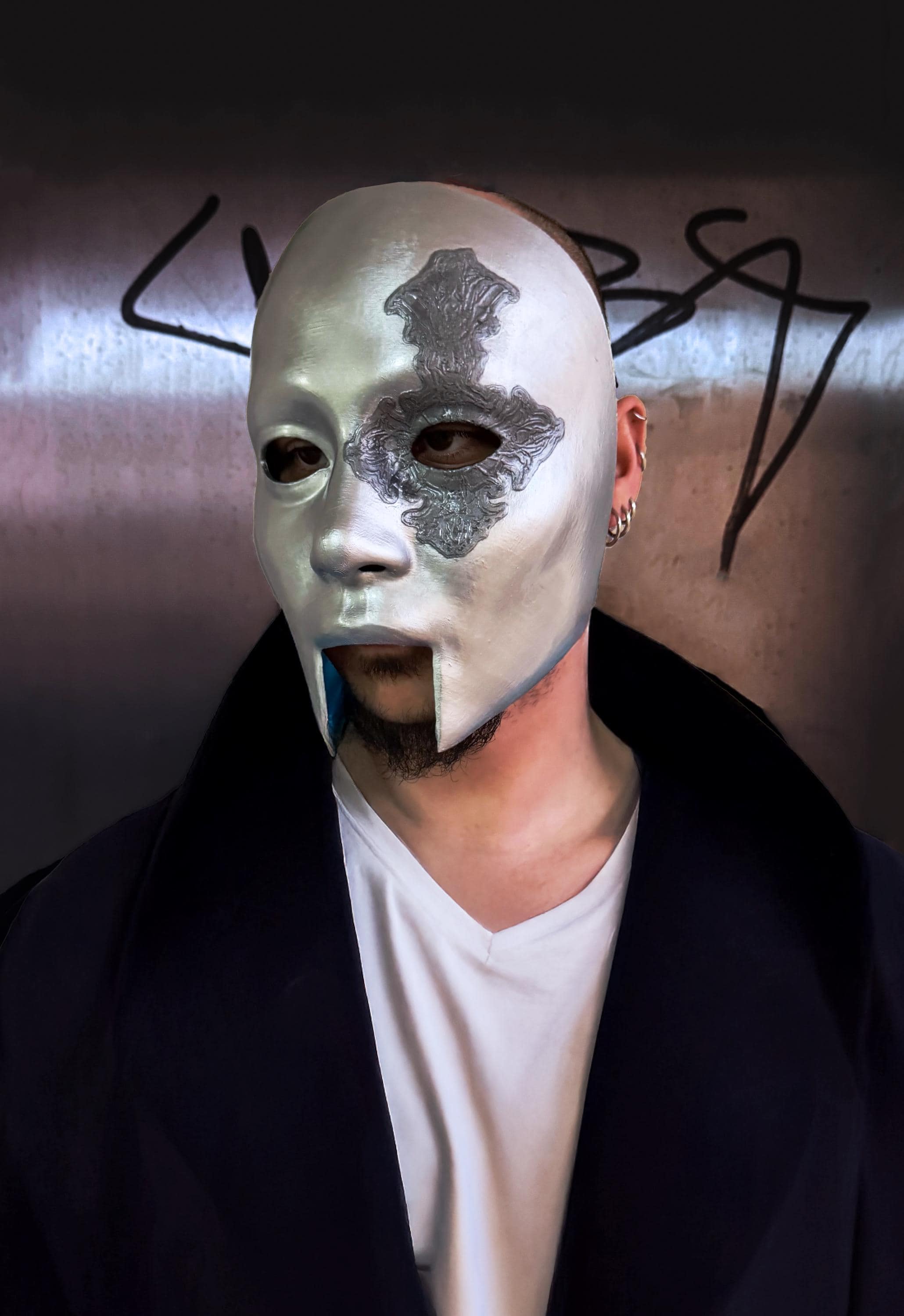Ghost BC Nameless Ghouls Mask - Ghost BC Perpetua Era - Skull Mask - Silver Look Skull - Halloween, party mask - cosplay, events or gift