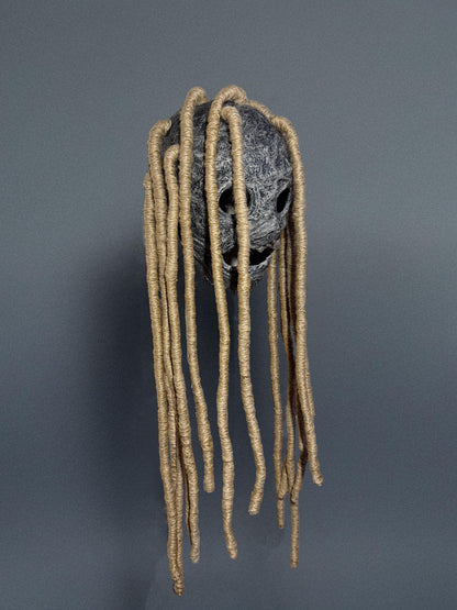 Slipknot Corey Taylor 25th Anniversary Mask - Dreadlocks Mask - Scarecrow Mask - Halloween Scary Mask - Cosplay, events, party mask