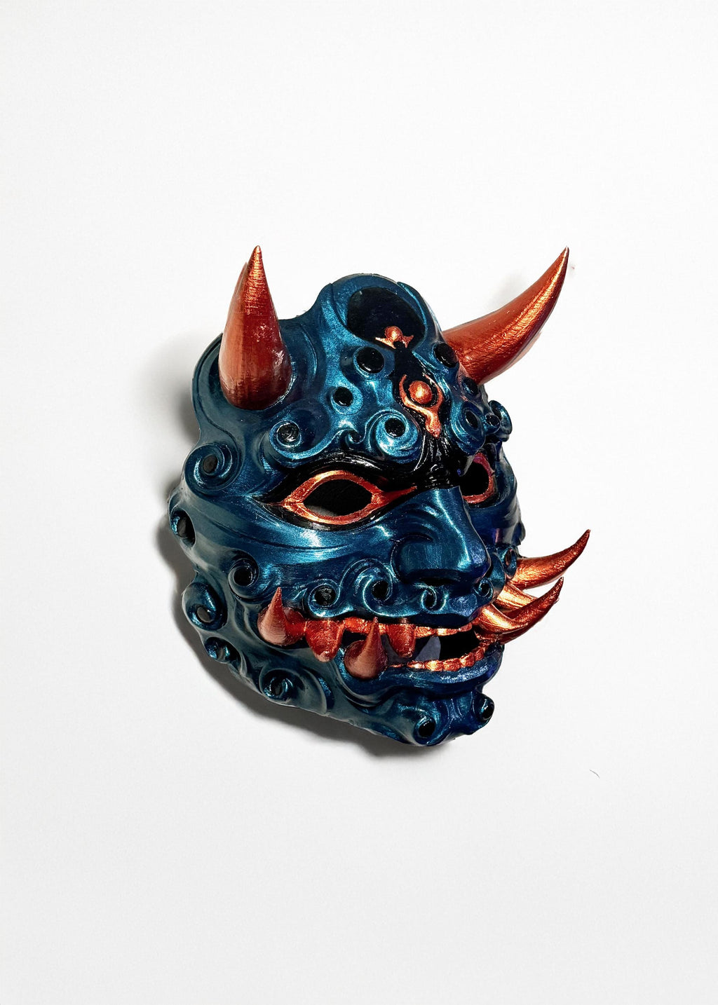 Honnari Oni Mask - Mythology Masquerade - Samurai Aesthetics Mask - Oni Demons - Japanese folklore - Party, Cosplay, events mask