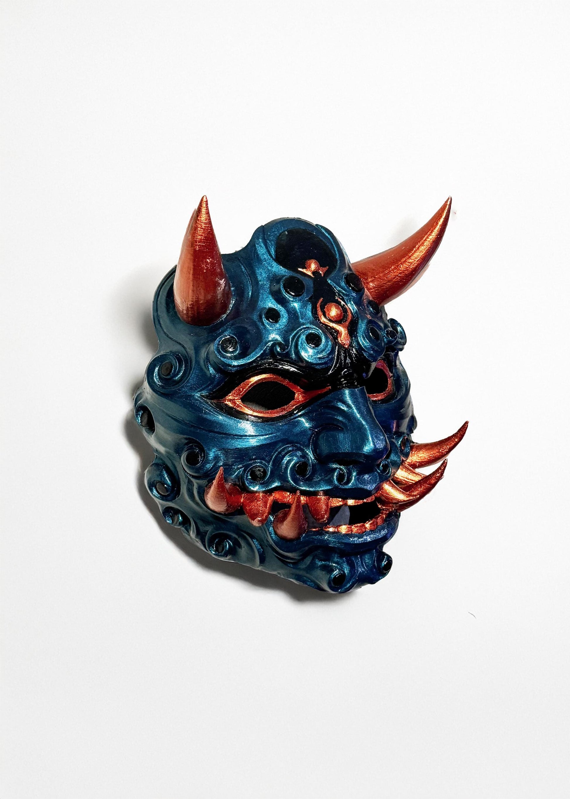 Honnari Oni Mask - Mythology Masquerade - Samurai Aesthetics Mask - Oni Demons - Japanese folklore - Party, Cosplay, events mask