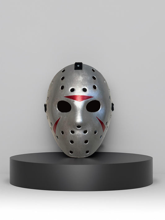 Jason Voorhees Mask - Handcrafted Friday the 13th Mask - Spooky Halloween Mask -