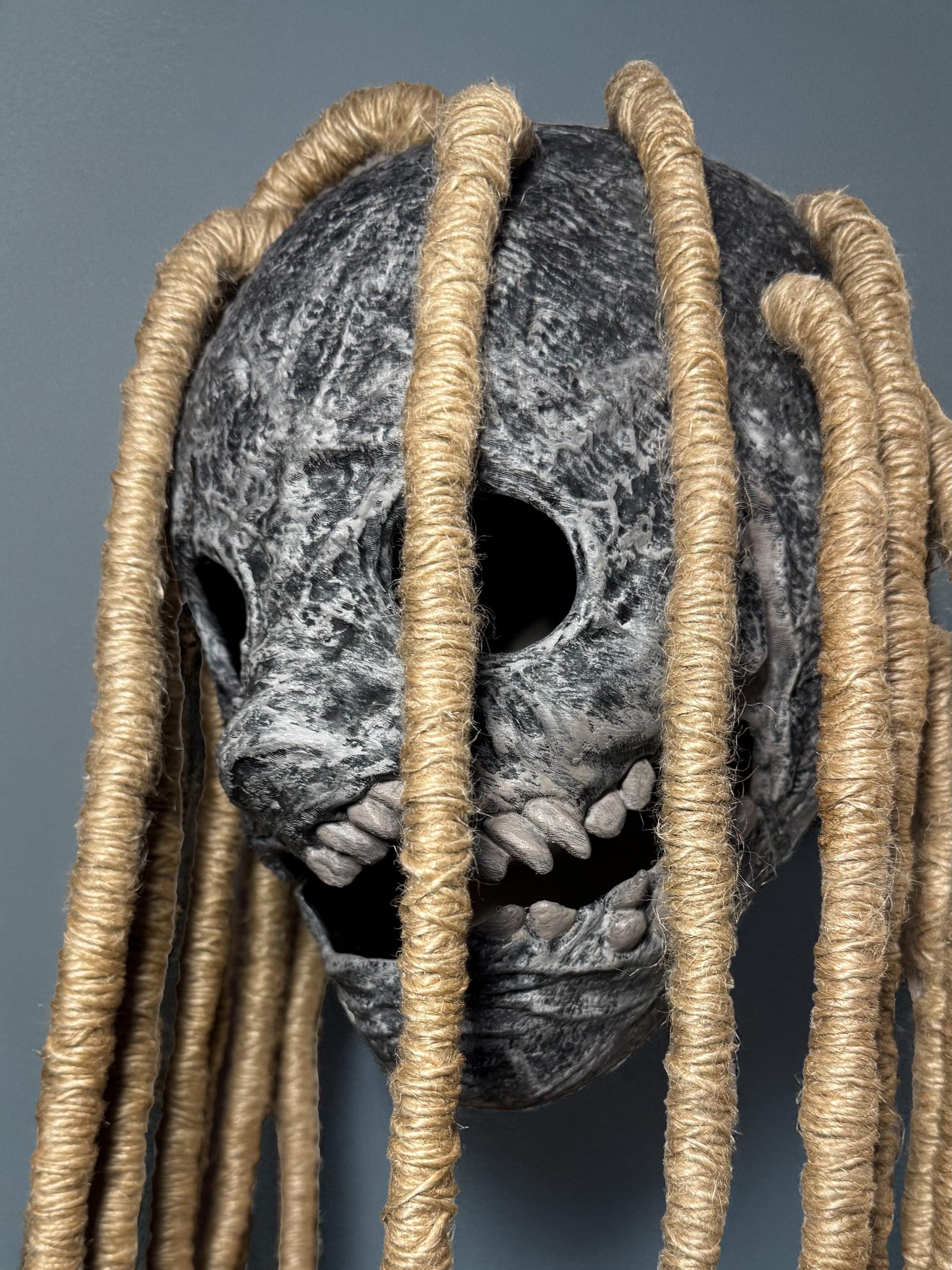 Slipknot Corey Taylor 25th Anniversary Mask - Dreadlocks Mask - Scarecrow Mask - Venemask