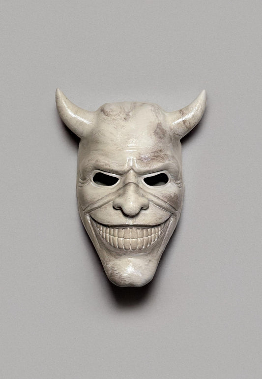 The Black Phone Grabber Scary Mask - Horned mask - Halloween Mask - Horror Gothic - Gothic Roleplaying, Cosplay Mask