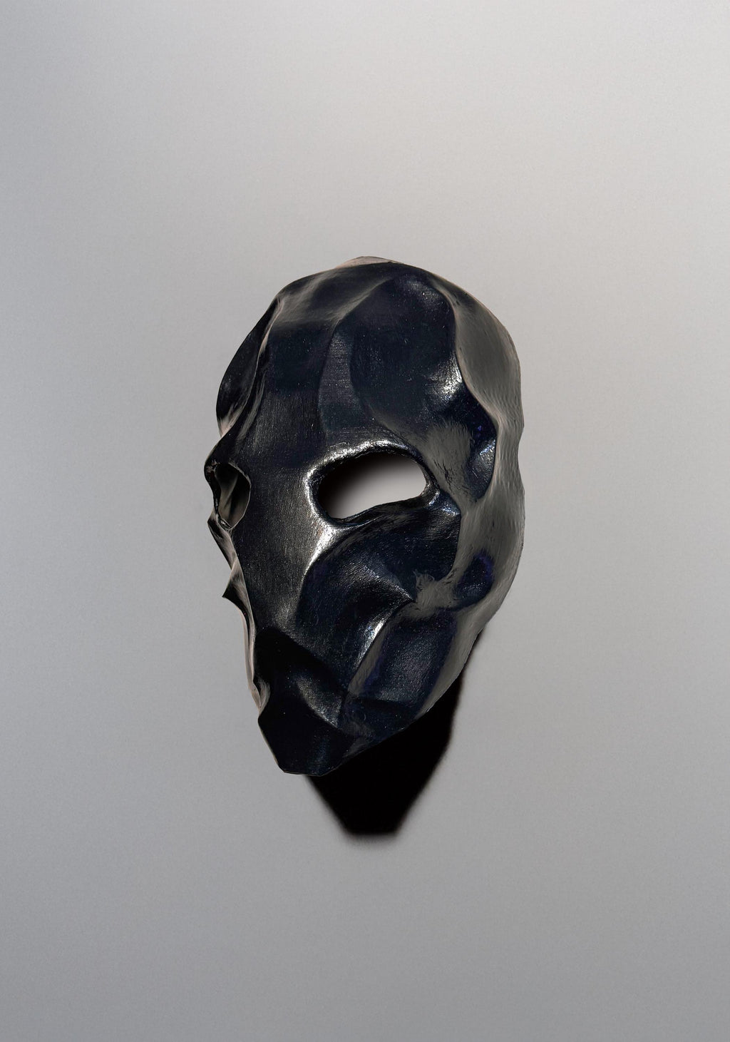 Black Venom Warrior Mask - Dark Morph Face - Alien Hunter Cosplay - Void Entity Masquerade - Gothic Creature Warrior - Dark Sci-Fi Combat