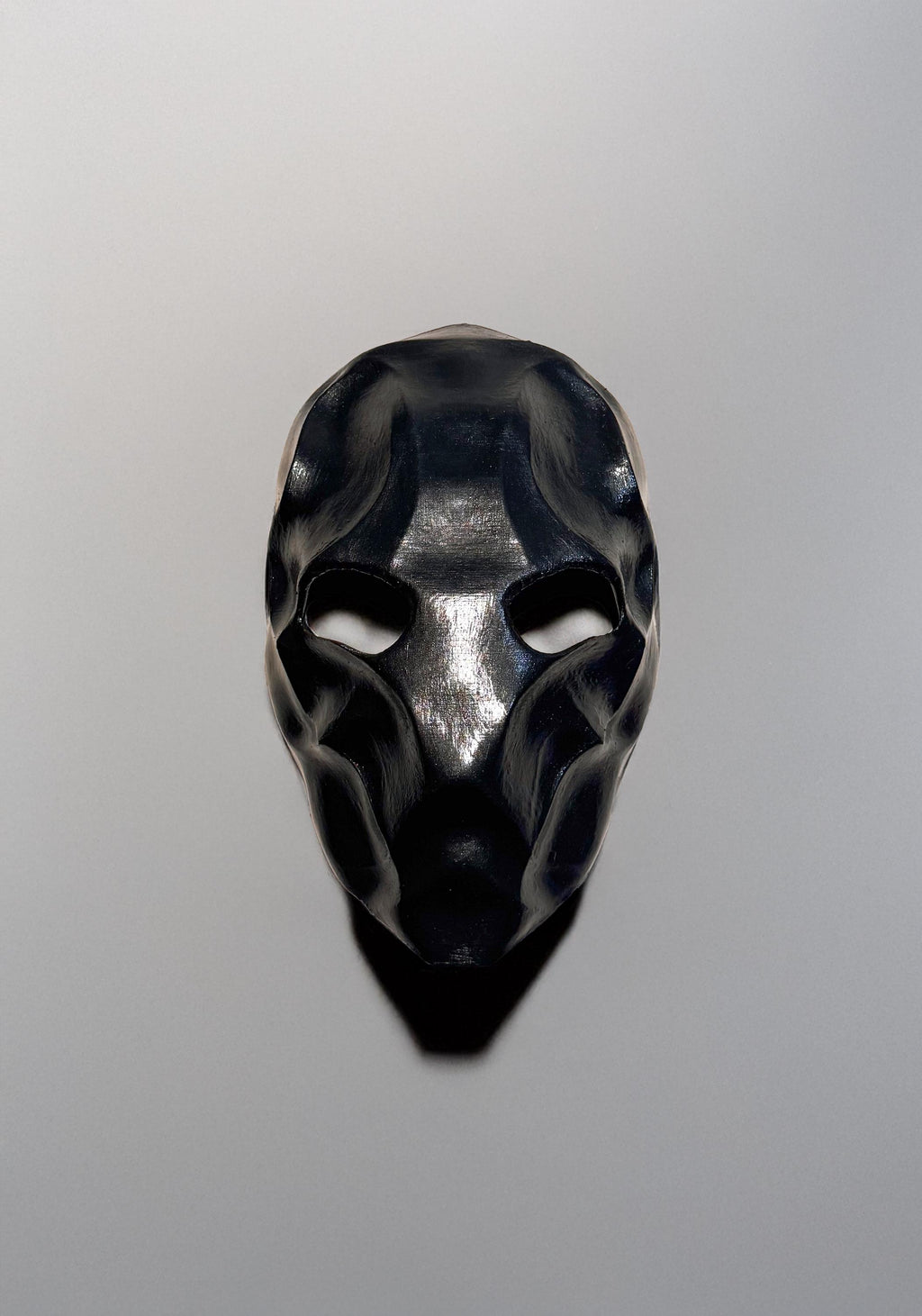Black Venom Warrior Mask - Dark Morph Face - Alien Hunter Cosplay - Void Entity Masquerade - Gothic Creature Warrior - Dark Sci-Fi Combat