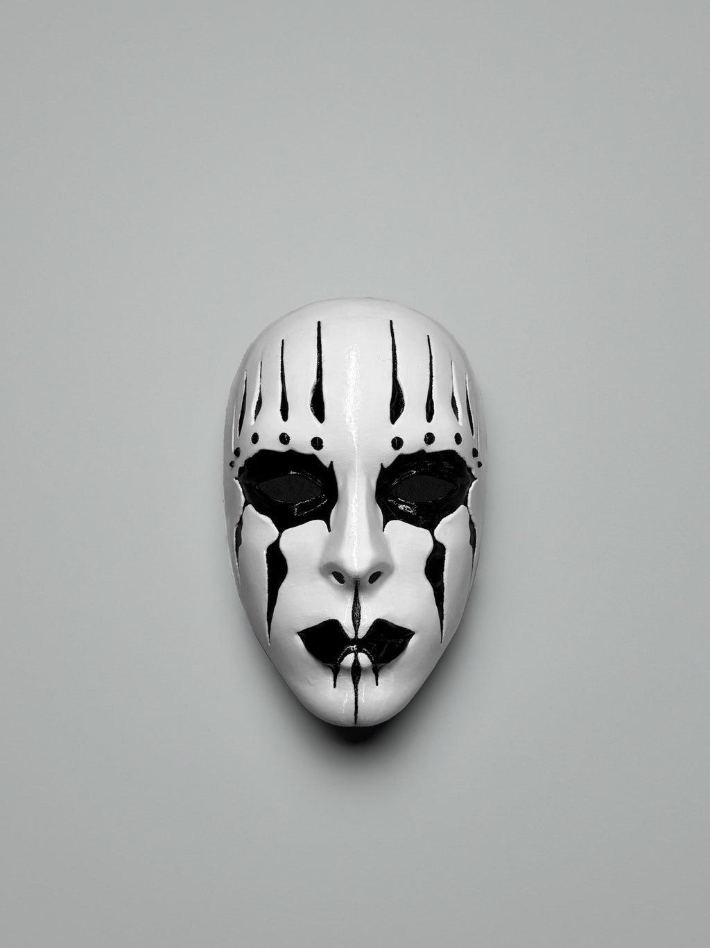 PRE-COLORED - NO Hand crafted - Slipknot Joey Jordison Mask - White and Black Mask - Metal Music Band Mask - party, halloween mask