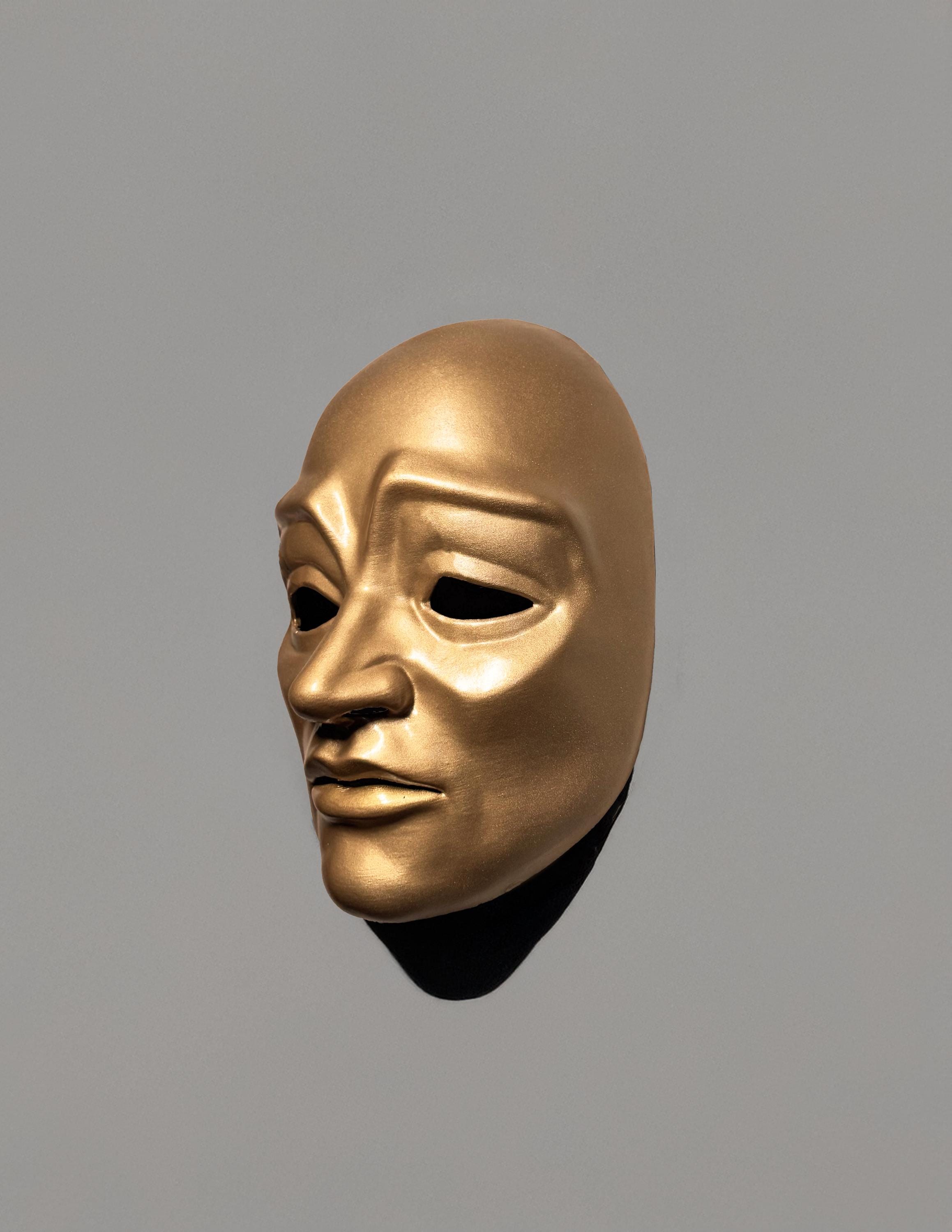 Eyes Wide Shut Golden Red Cloak Judge Original Pattern Mask - Detailed Stanley Kubrick Movie Mask - Masquerade Ball, Halloween & Parties