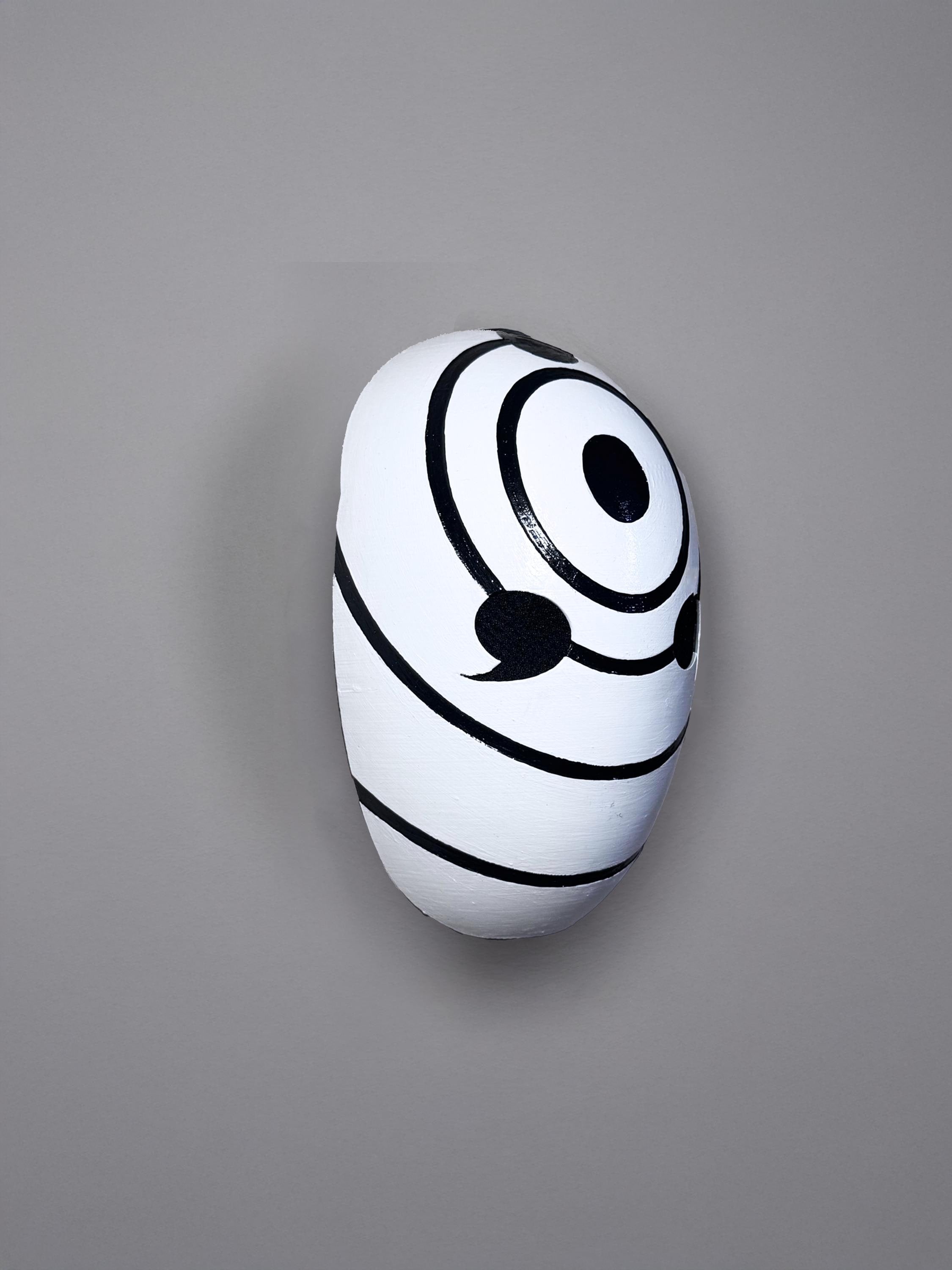 Mask of Obito: Anime Cosplay Prop, Akatsuki Collector Mask, Handmade Japanese Style Mask