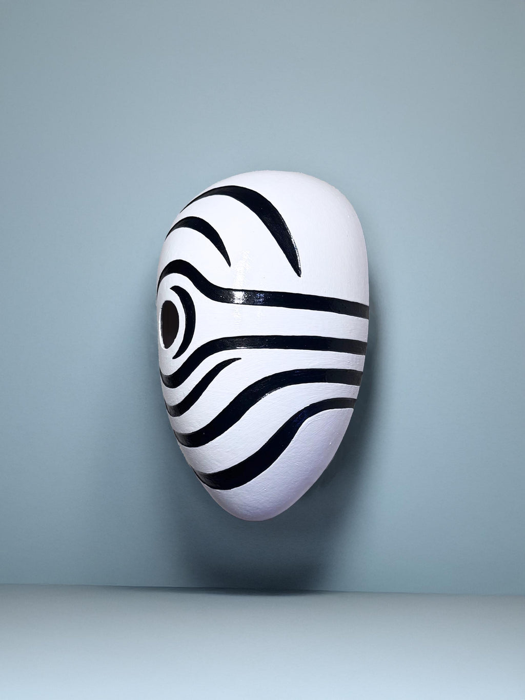 Obito Mex Anime Mask: Akatsuki Cosplay Prop, Handmade Japanese Style