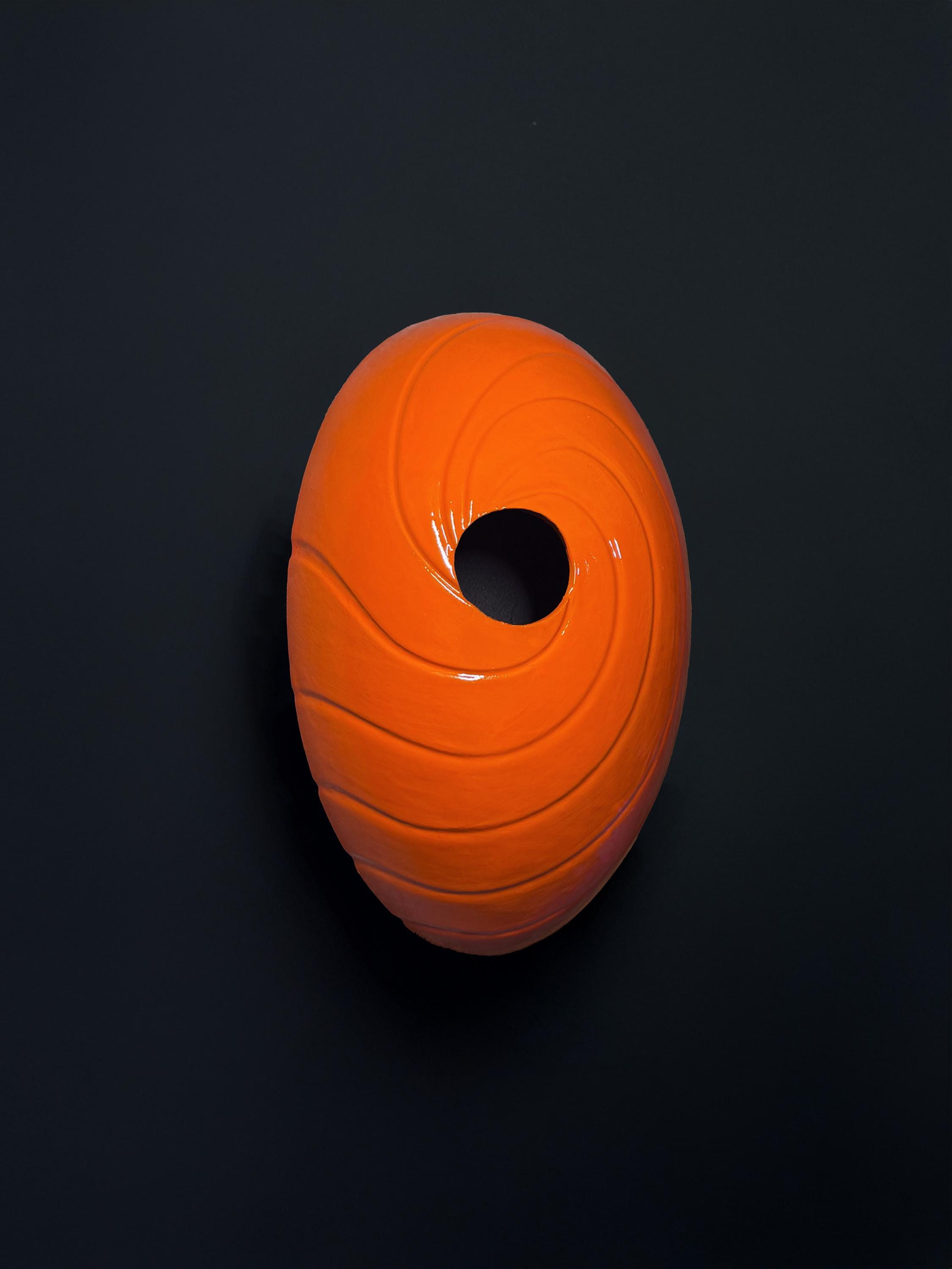Obito Orange Anime Mask: Akatsuki Cosplay Prop, Handmade Japanese Style