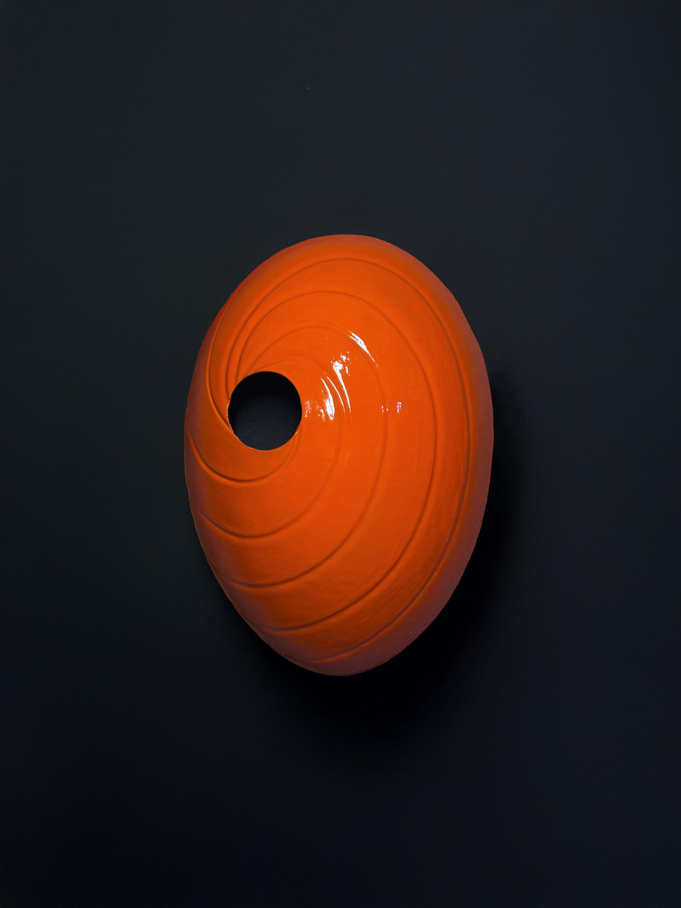 Obito Orange Anime Mask: Akatsuki Cosplay Prop, Handmade Japanese Style