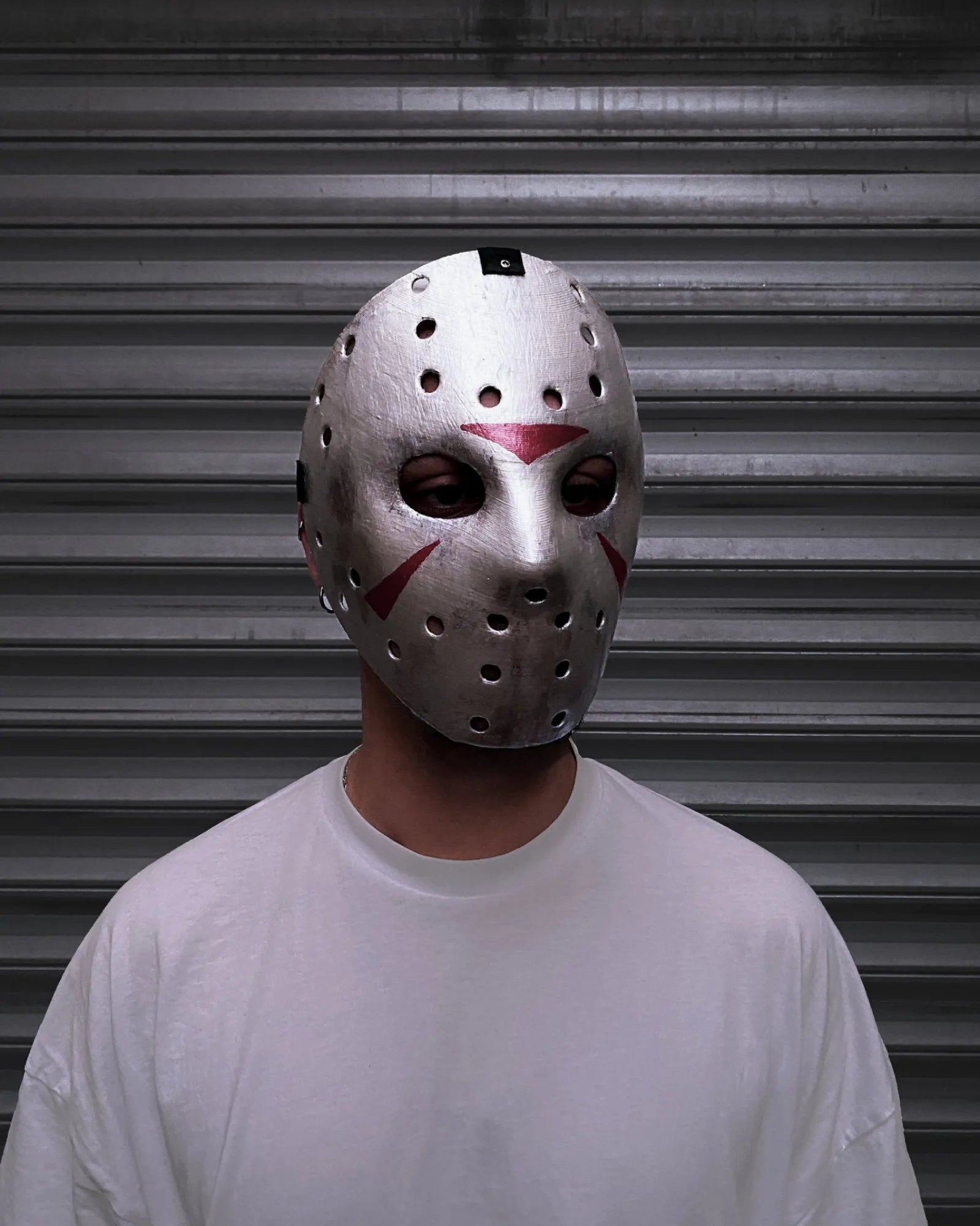 Jason Voorhees Friday the 13th Handcrafted Spooky Halloween Mask, Venetian style, perfect for cosplay and fantasy events, handmade.