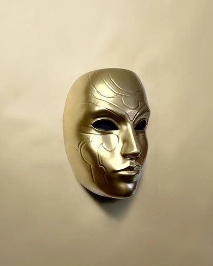 Katarina League of Legends Noxus Gold Face; Noxus Assassin Cosplay Mask - Venemask