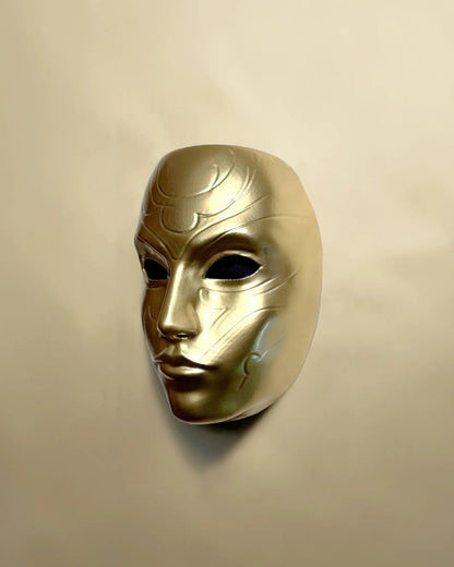 Katarina League of Legends Noxus Gold Face; Noxus Assassin Cosplay Mask - Venemask