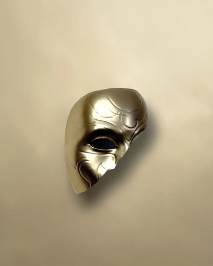 Katarina League of Legends Noxus; Gold Face Noxus Assassin Mask - handcrafted Venetian cosplay fantasy mask for masquerade events