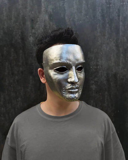 Handcrafted Venetian King Baldwin IV Mask - Custom production customization for cosplay, fantasy events, and decor.
