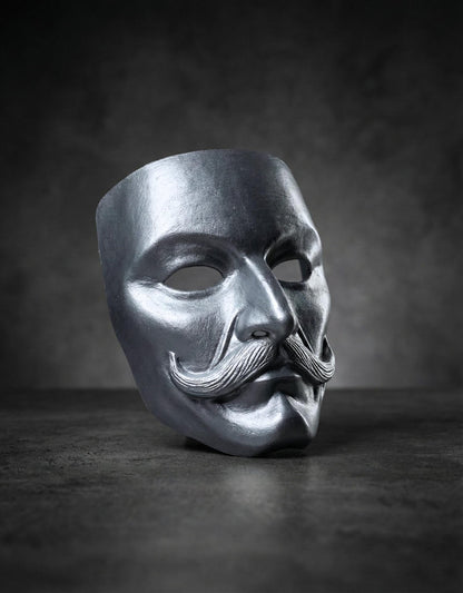 Kipchak Cuman Turkic Warrior Mask: Medieval Steppe Nomad, Historical Mask - Venemask