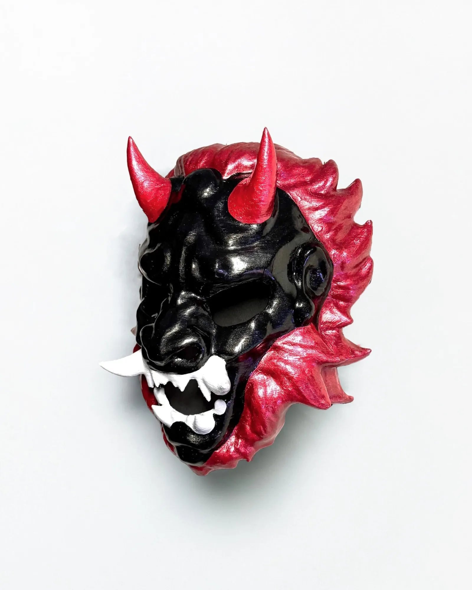 Majesty of Lion Oni; Samurai Aesthetics Oni Demons Mythology Masquerade mask - Venemask