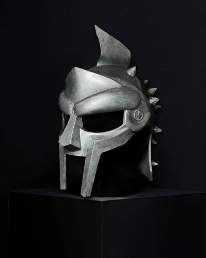 Medieval Gladiator Maximus; Ancient Knight, Greek Roman Armor movie prop Helmet - Venemask