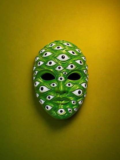 PRE-COLORED Multicolor; Psychedelic All Eyes on me Cosmic Multi-Eye Mask - Venemask