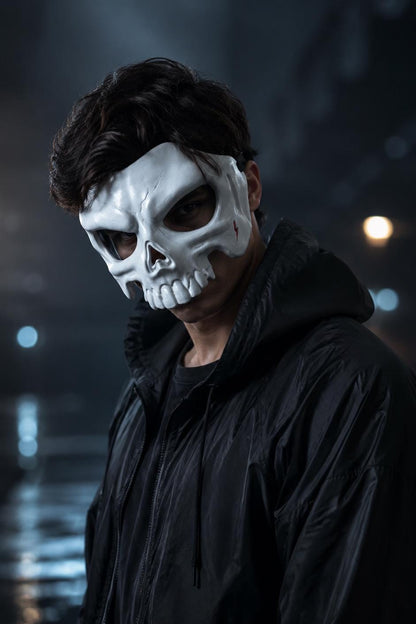 Salmo Mask: Handmade paint Skull Mask - Cosplay, Halloween - Venemask