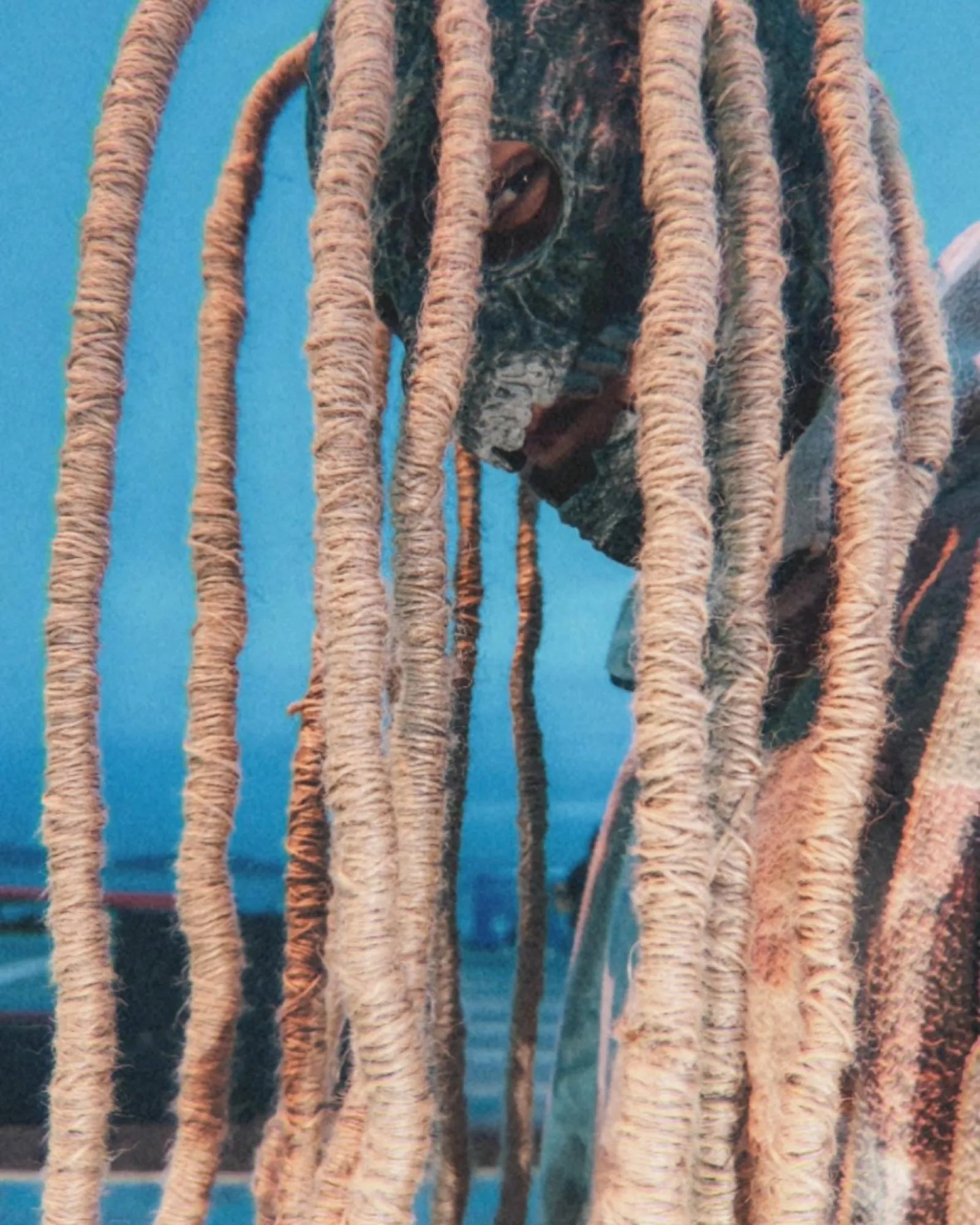 Slipknot Corey Taylor 25th Anniversary Mask; Dreadlocks, Scarecrow Mask - Venemask