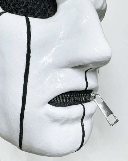 Slipknot Eloy Casagrande; White and Black - New Original Pattern Mask - Venemask