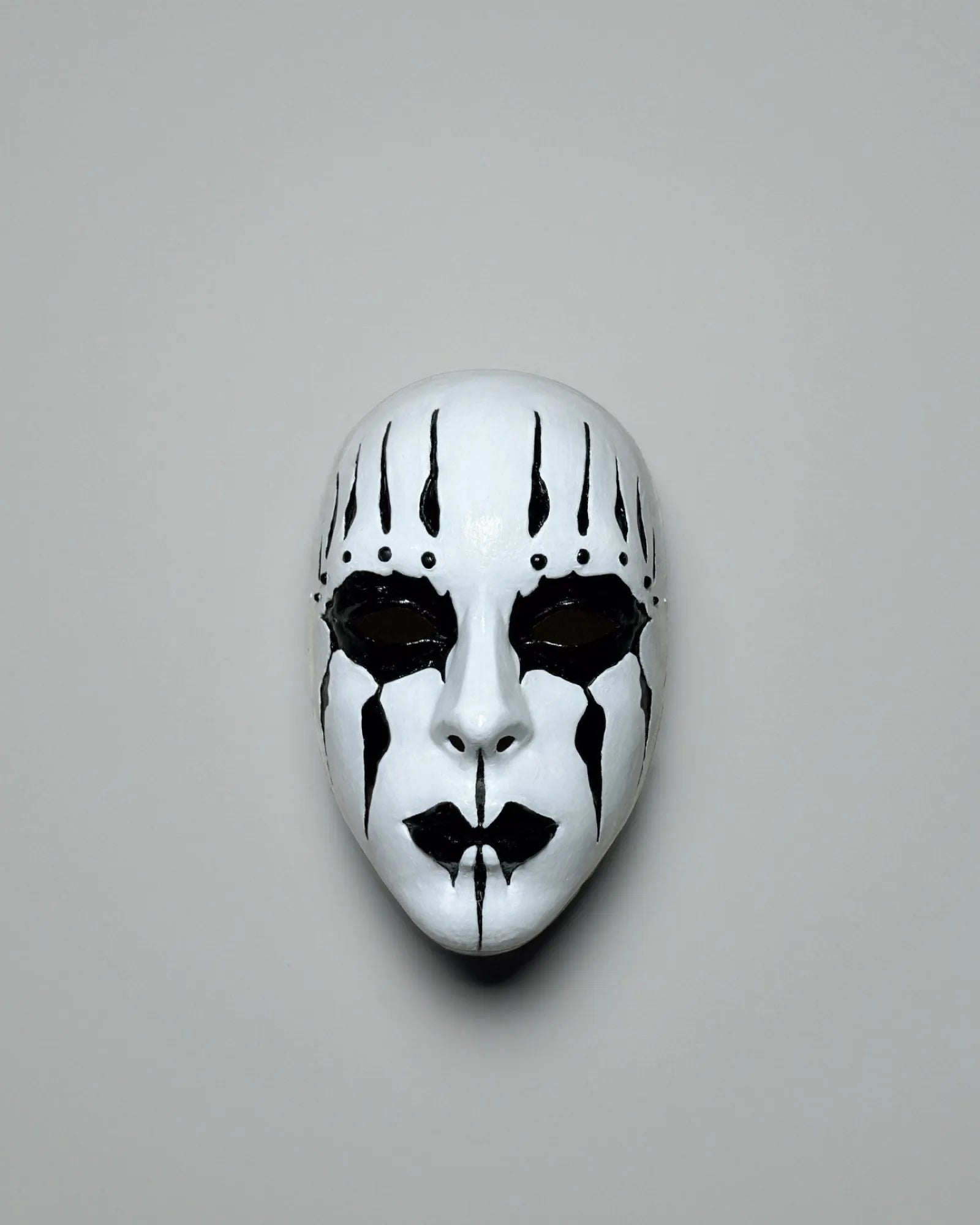 Slipknot Joey Jordison Mask - White and Black Mask - Metal Music Band Mask, handcrafted Venetian cosplay fantasy mask