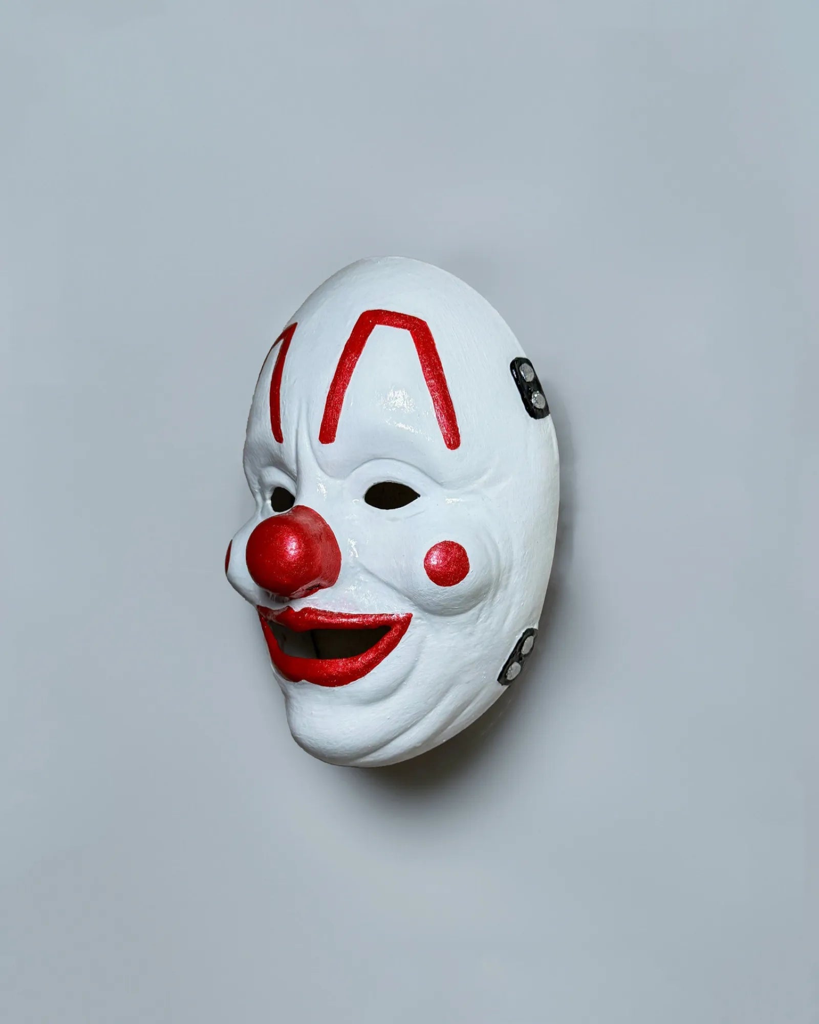 Slipknot Shawn "Clown" Crahan; White Metal Music Band Mask handcrafted Venetian cosplay mask, perfect for fantasy and masquerade events.