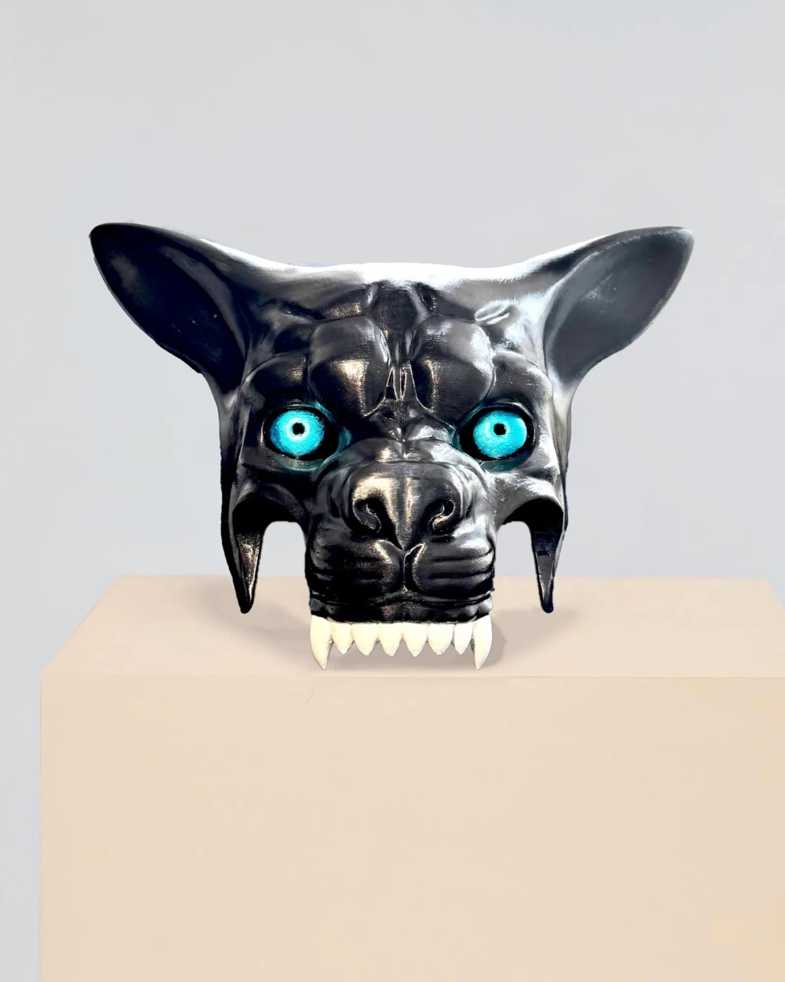 The Residents, Metal Meat and Bone Replica; Dark Werewolf cosplay mask - Venemask