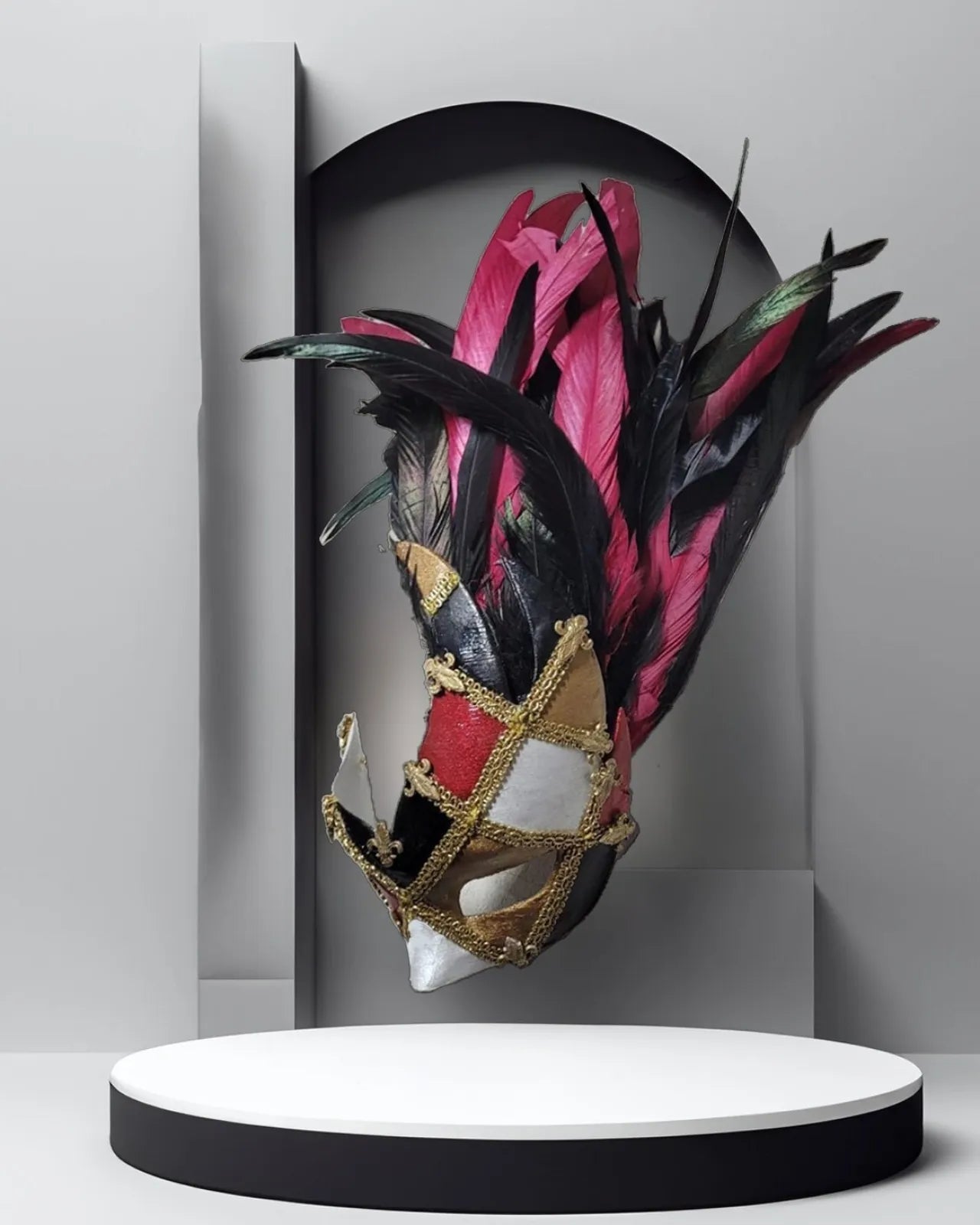 Venetian Eye - Catching Winged; Woman Half Eye Mask - Venemask