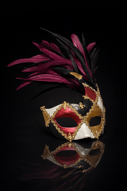 Venetian Eye - Catching Winged; Woman Half Eye Mask - Venemask