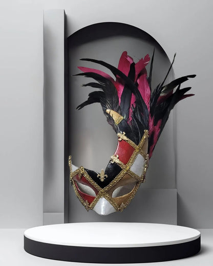 Venetian Eye - Catching Winged; Woman Half Eye Mask - Venemask